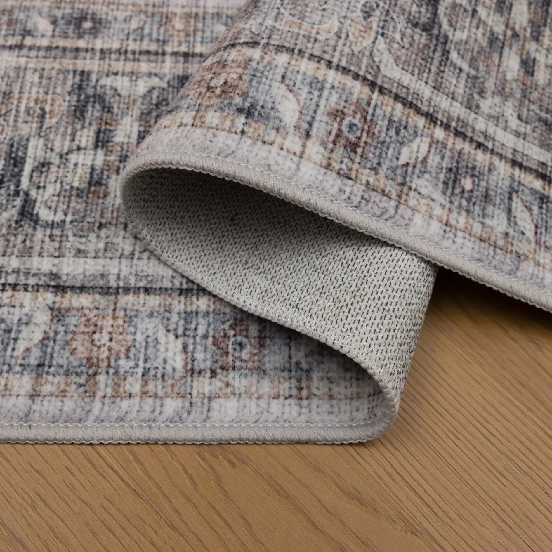 Inka Tvättbar Vintage matta 1144 - Beige