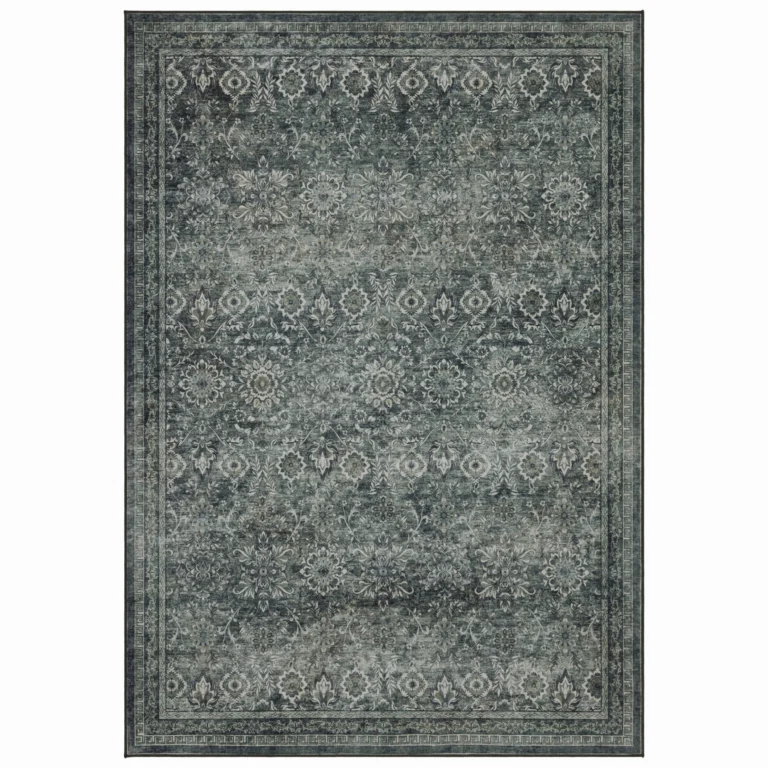 Inka Tvättbar Vintage matta 1148 - Grön