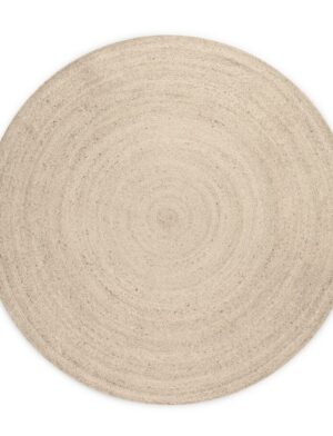Jutematta - Natural Ivory Rund