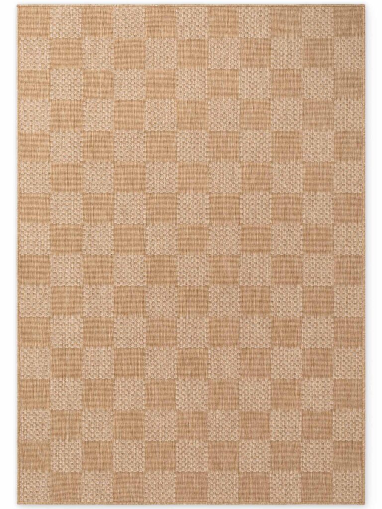 Ted Baker Haringey plattvävd matta Dorothy jute vit