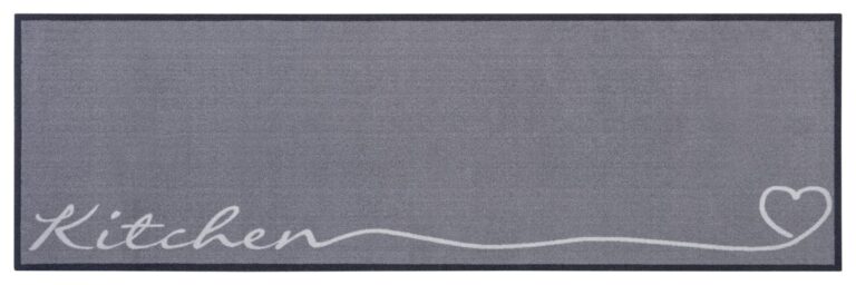 Tvättbar Köksmatta Kök 50x150 cm - Grå