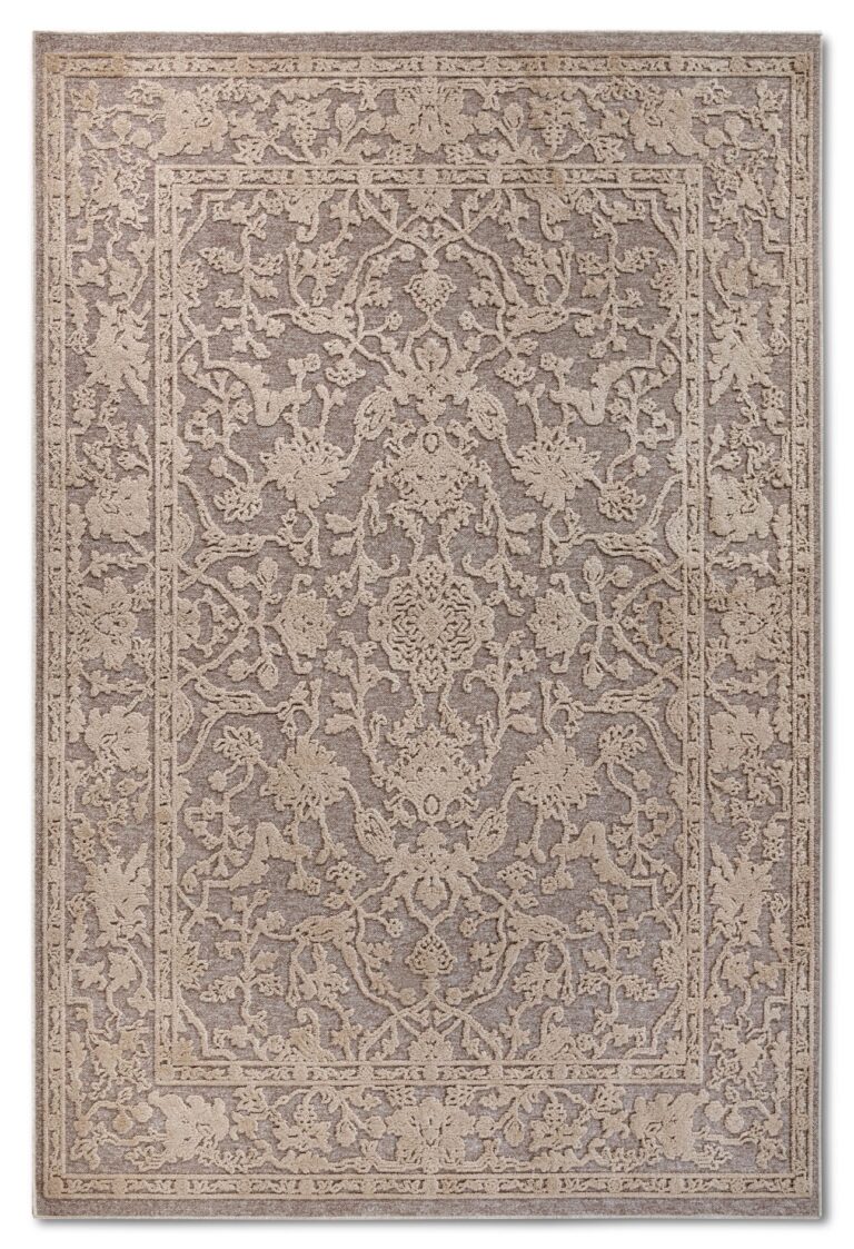 Villeroy & Boch 1879 kortluggad matta Ambroise Natur Grå Beige